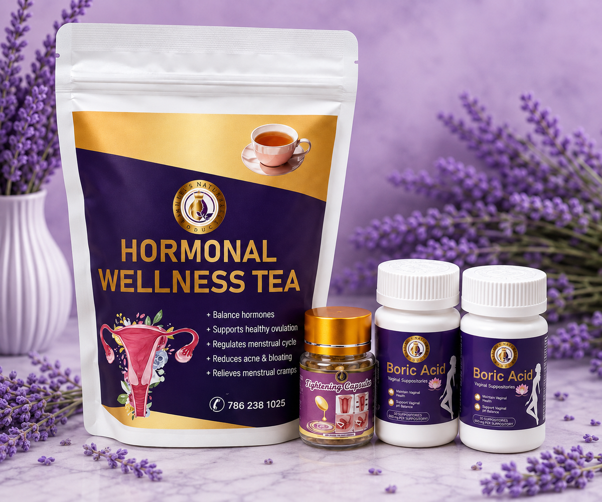 4 products vaginal detox and tinning pills