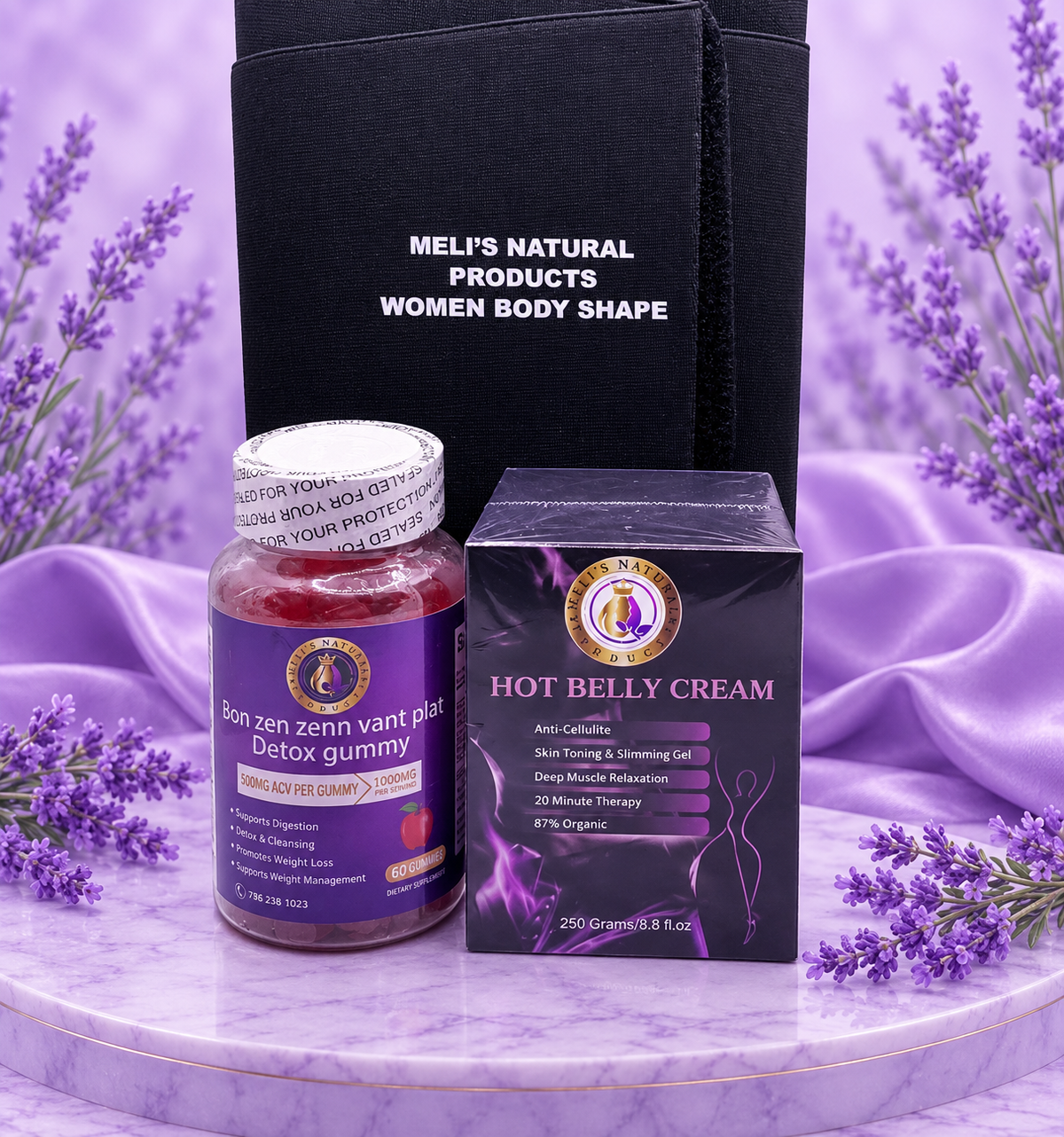 3 products flat belly