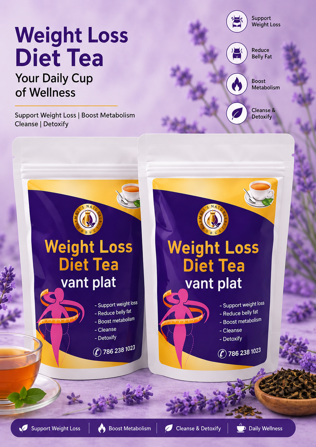 2 Detox diet tea