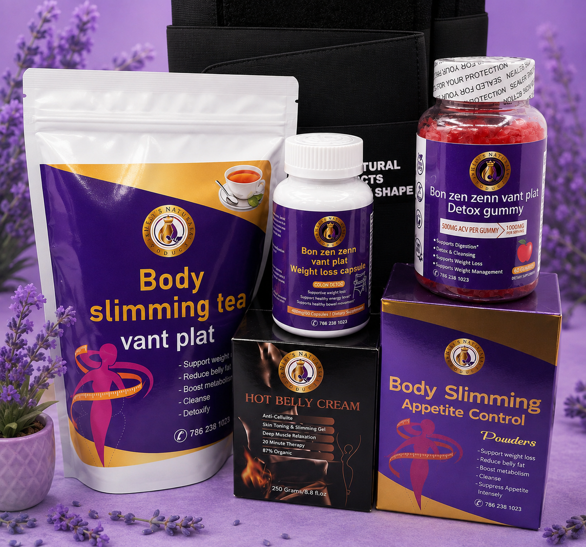 6 products weight management & 2 appetites control